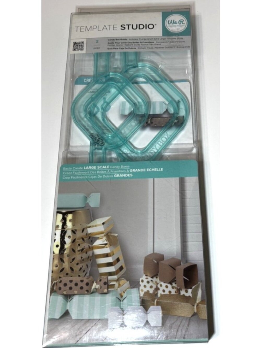 We R Memory Keepers Template Studio Candy Box Boxes Large Scale New